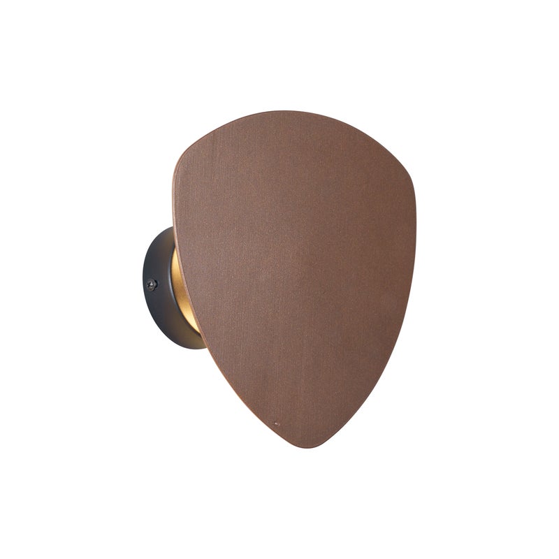 Designerski kinkiet brązowy organiczny 20 cm 2-źródła światła - Pulley