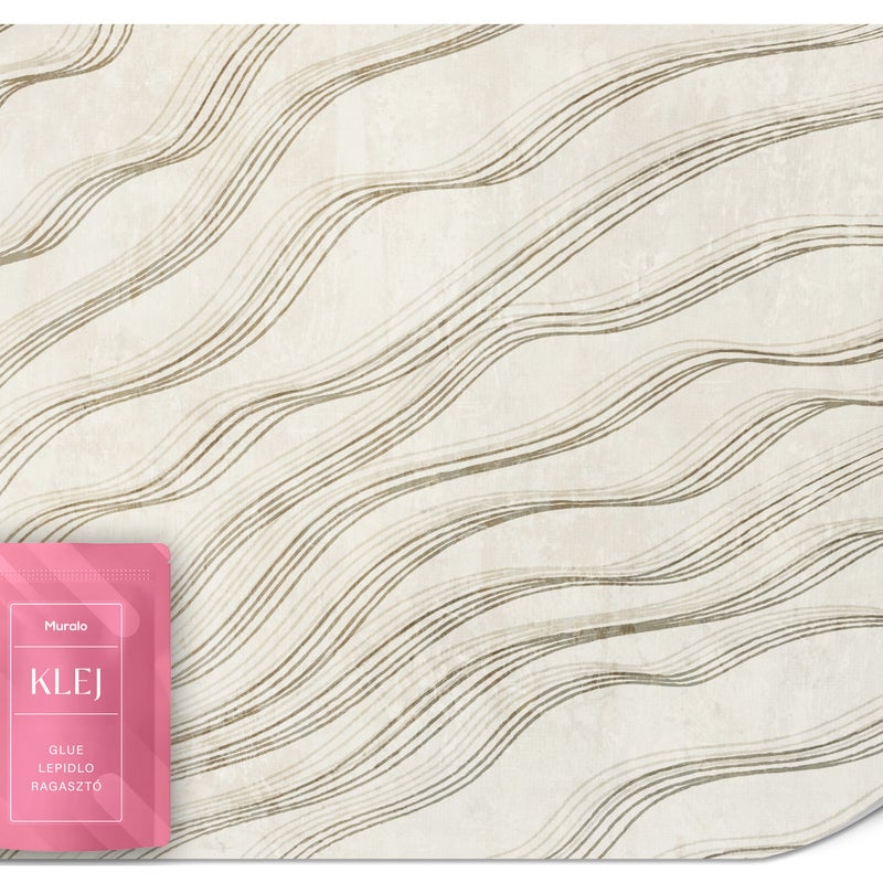 FOTOTAPETA DO SYPIALNI SALONU FALE PUSTYNI ABSTRAKCJA STYL BOHO 150x105