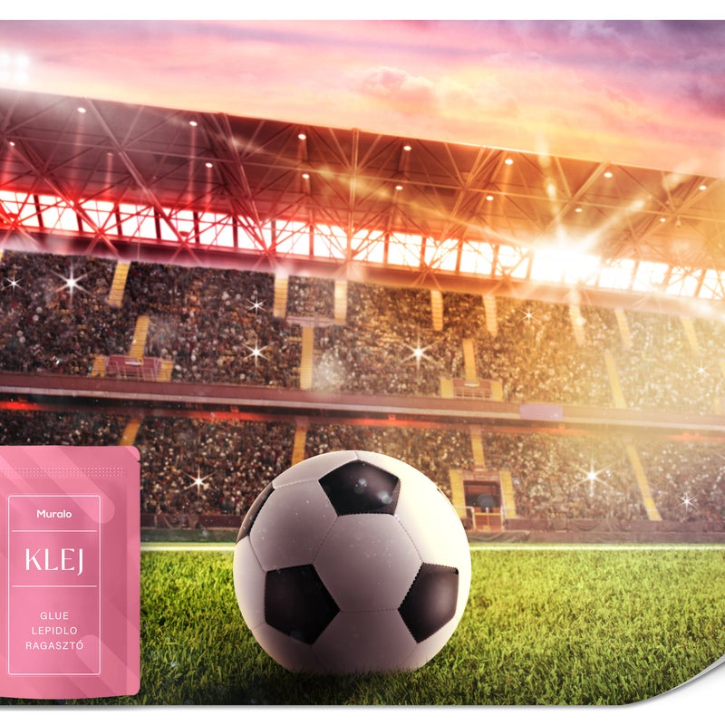 FOTOTAPETA DLA CHŁOPCA PIŁKA NOŻNA STADION SPORT ABSTRAKCJA WZÓR 3D 250x175