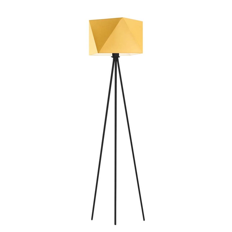 Lampa stojąca podłogowa trójnóg z abażurem diament JOLLY