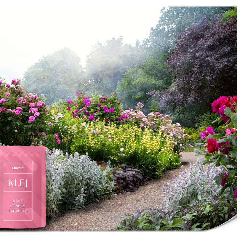 FOTOTAPETA DO SYPIALNI SALONU KOLOROWE KWIATY OGRÓD NATURA ROŚLINY 100x70