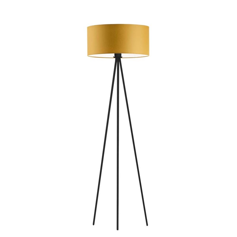 Lampa stojąca podłogowa trójnóg z abażurem walec 40cm JOLLY