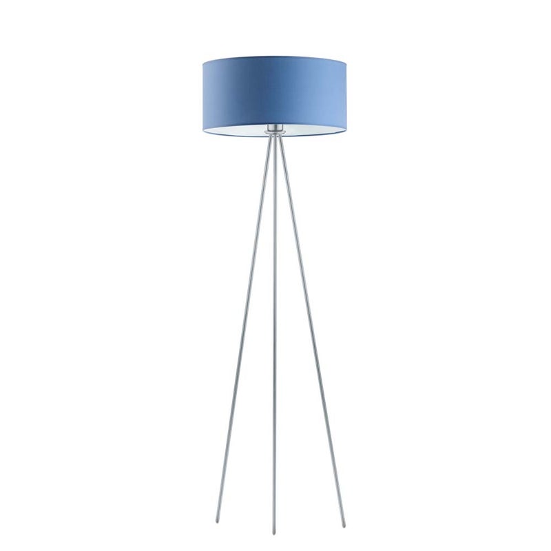 Lampa stojąca podłogowa trójnóg z abażurem walec 40cm JOLLY