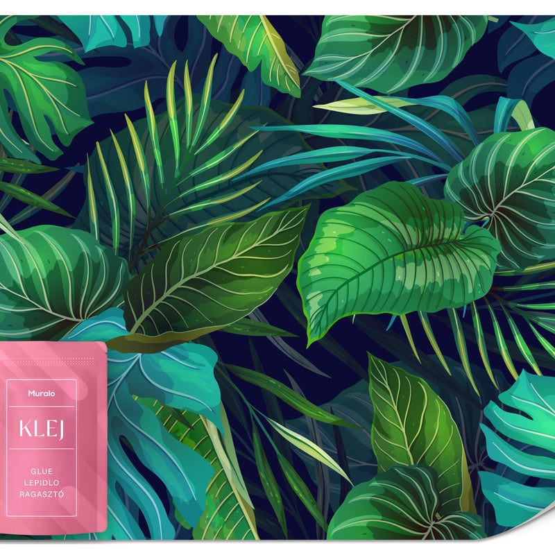 FOTOTAPETA DO SALONU TROPIKALNE LIŚCIE PALMOWE ROŚLINY MONSTERY 300x210