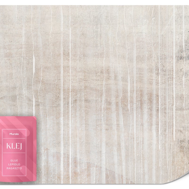 FOTOTAPETA DO SALONU SYPIALNI ABSTRAKCYJNE LINIE BETON KAMIEŃ BOHO 100x70