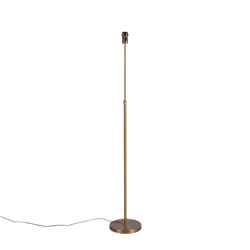 Lampa stojąca w stylu vintage, regulowana, brązowa - Parte