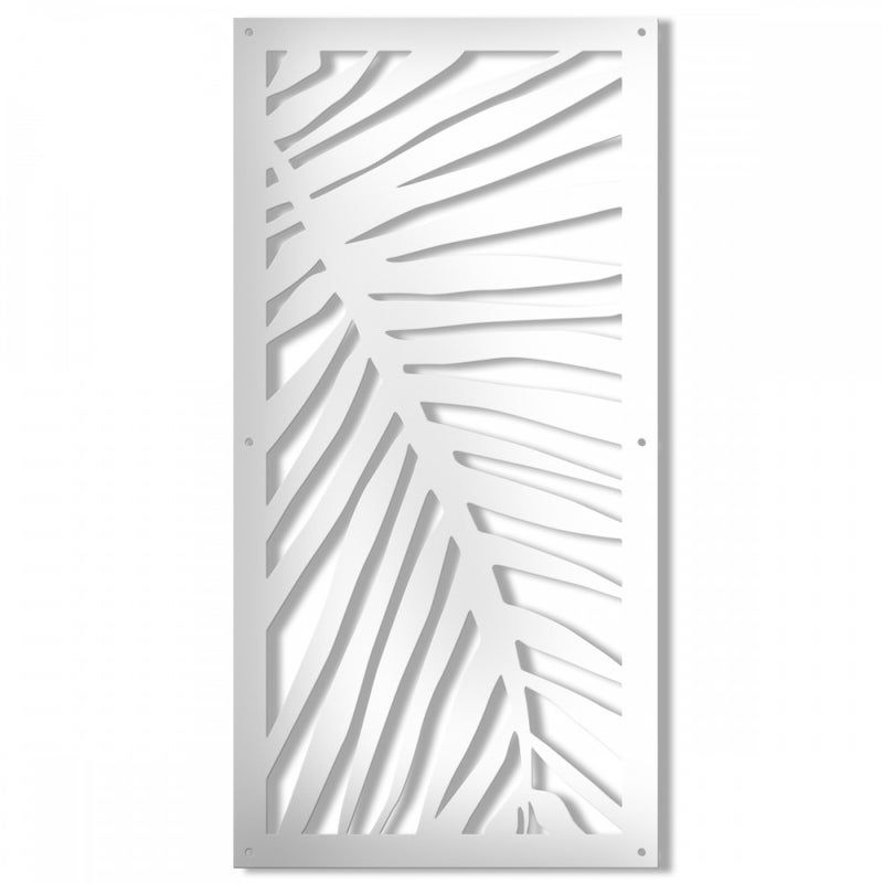 PALMA - Panel perforowany - kolor BIAŁY parasol przeciwsłoneczny o wymiarach 47x94 cm - grubość 10 mm