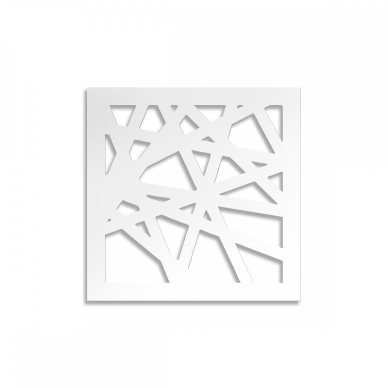 DIAGONAL MEDIUM - Panel perforowany - Kolor BIAŁY, wymiary parasola 48x48 cm - grubość 10 mm