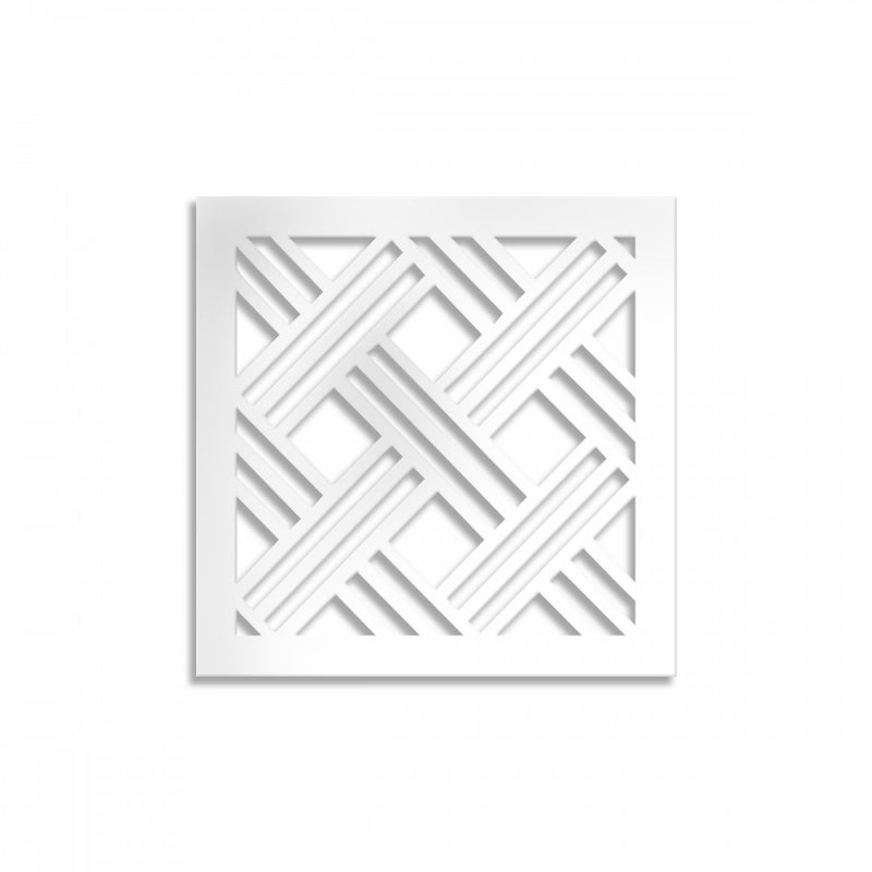 CLASSICAL D - Panel perforowany - kolor BIAŁY, wymiary parasola 48x48 cm - grubość 10 mm