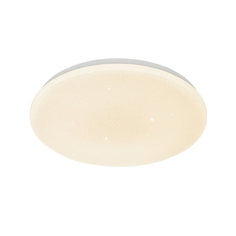 Inteligentna lampa sufitowa biała 38 cm efekt gwiazdy w komplecie z LED i pilotem - Extrema