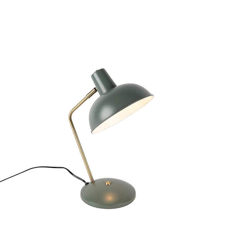 Inteligentna lampa stołowa zielona z brązem z WiFi P45 - Milou