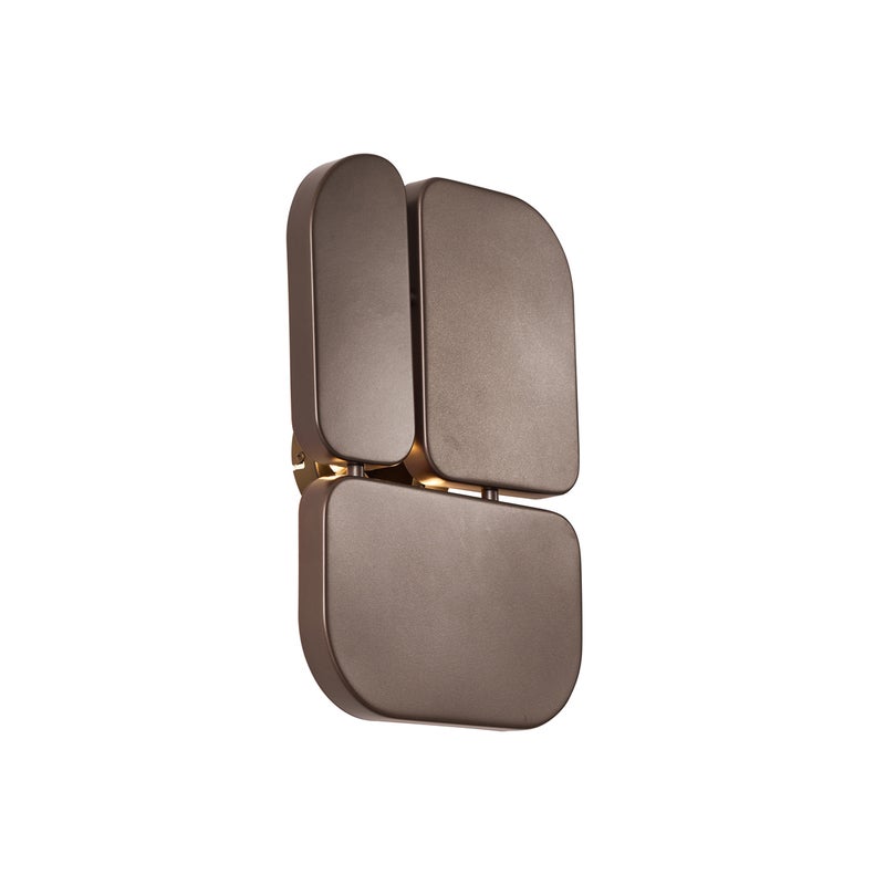 Designerski kinkiet brązowy 3-punktowy - Planes