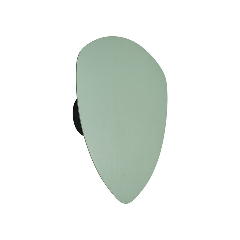 Designerski kinkiet zielony organiczny 32 cm 2-źródła światła - Pulley