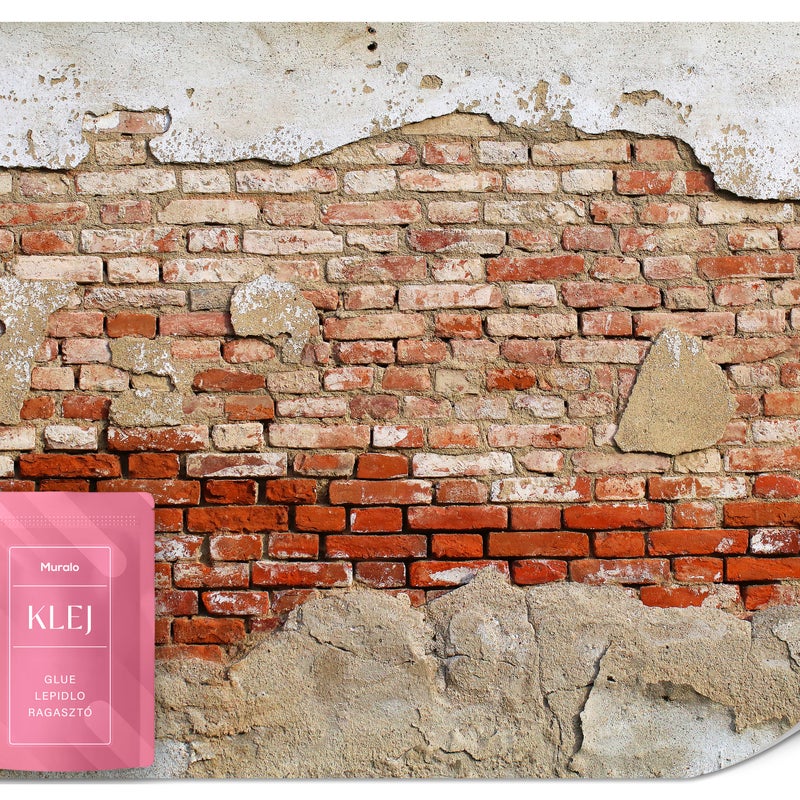 FOTOTAPETA ŚCIENNA DO SALONU CEGLANA ŚCIANA ABSTRAKCJA MUR BETON 3D 100x70