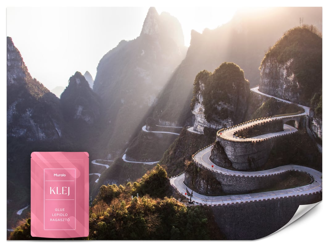 FOTOTAPETA DO SALONU BIURA GÓRY KRAJOBRAZ 3D LAS WSCHÓD SŁOŃCA 300x210