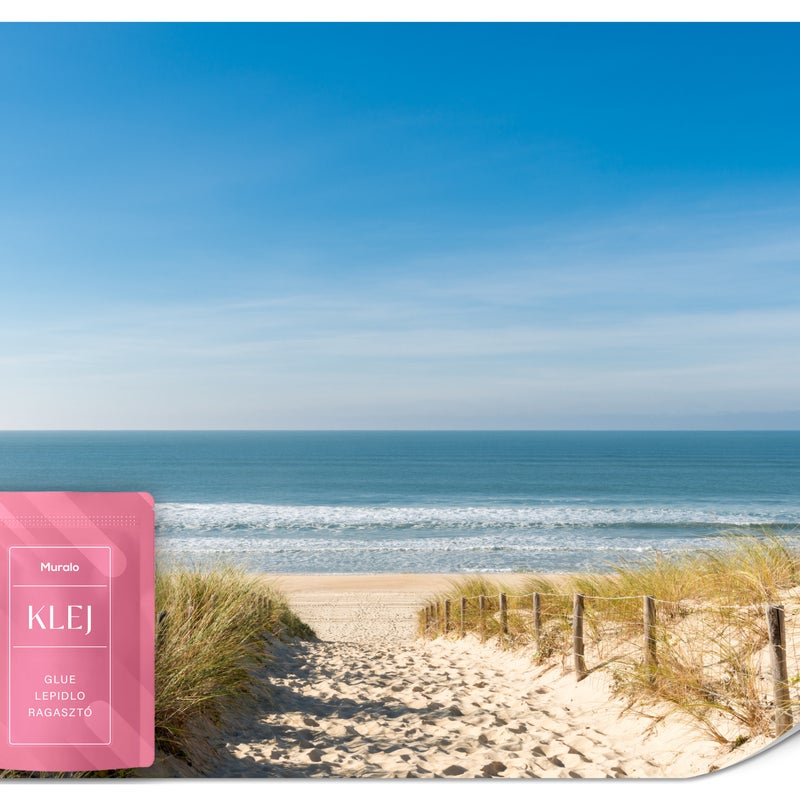 FOTOTAPETA DO SYPIALNI SALONU MORZE OCEAN PLAŻA WYDMY KRAJOBRAZ 3D 300x210