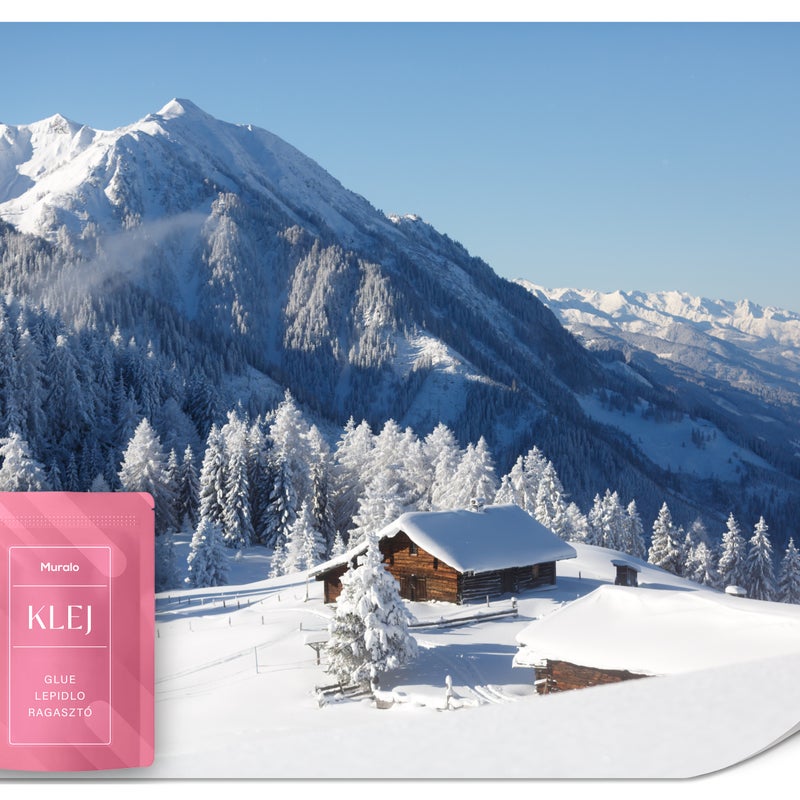 FOTOTAPETA DO SALONU JADALNI GÓRY ZIMOWY KRAJOBRAZ NATURA LAS 3D 300x210