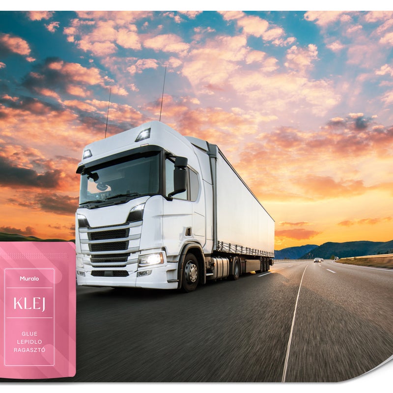 FOTOTAPETA DLA CHŁOPCA CIĘŻARÓWKA ZACHÓD SŁOŃCA TAPETA MŁODZIEŻOWA 400x280