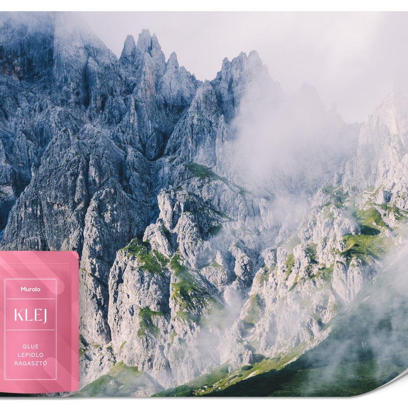 FOTOTAPETA DO SYPIALNI SALONU GÓRY WE MGLE NATURA PEJZAŻ EFEKT 3D 300x210