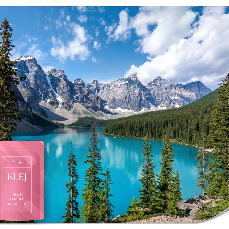 FOTOTAPETA DO SYPIALNI SALONU GÓRY JEZIORO NATURA PEJZAŻ EFEKT 3D 300x210