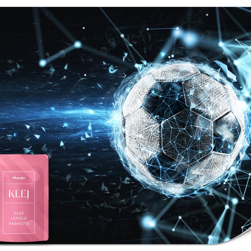 FOTOTAPETA DLA CHŁOPCA NOWOCZESNA PIŁKA NOŻNA SPORT ABSTRAKCJA 3D 150x105