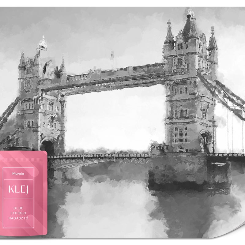 FOTOTAPETA DO SALONU BIURA TOWER BRIDGE TAMIZA LONDYN ABSTRAKCJA 200x140