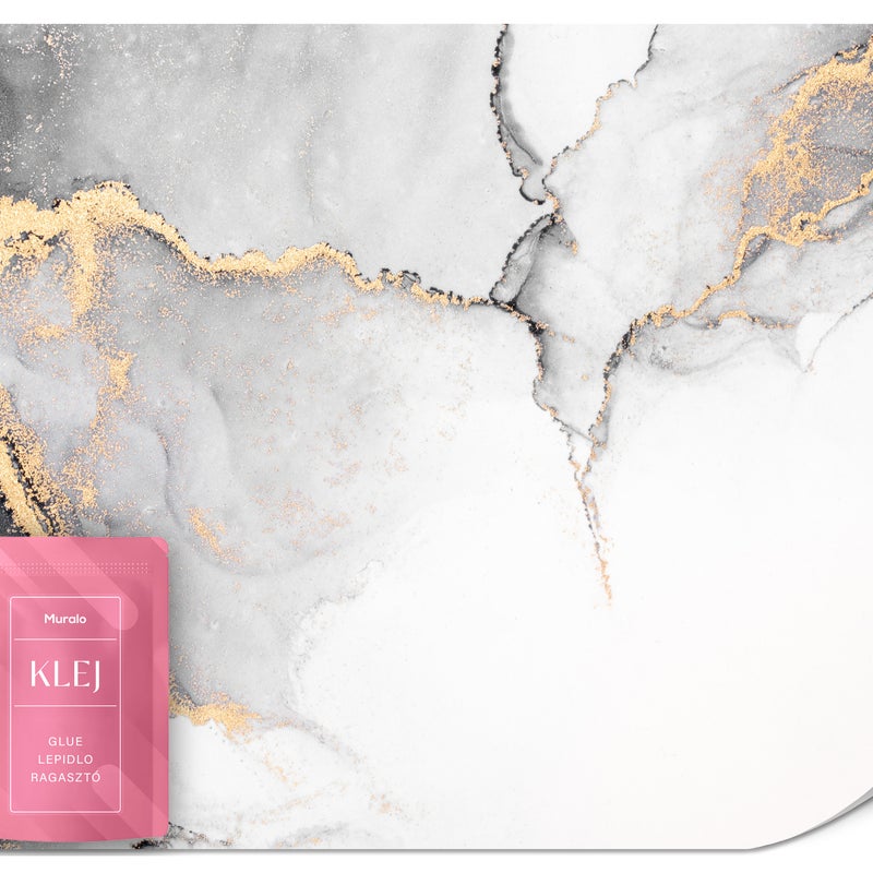 FOTOTAPETA NA ŚCIANĘ DO SALONU MARMUR ABSTRAKCJA STYL GLAMOUR MURAL 350x256