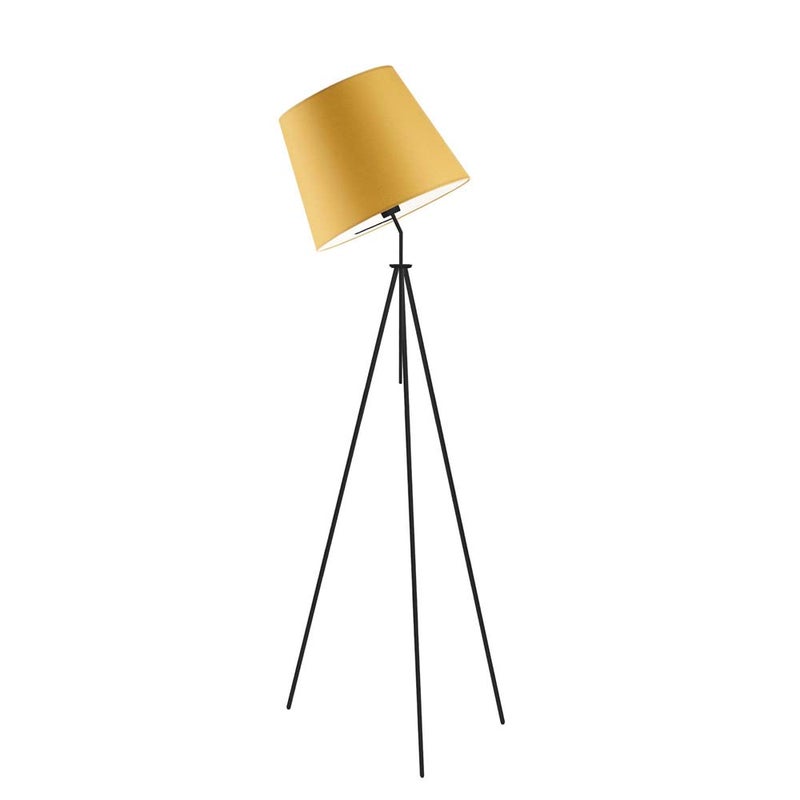 Lampa stojąca podłogowa przegubowa regulowana trójnóg z abażurem stożek DECO