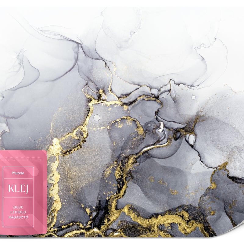 FOTOTAPETA DO SYPIALNI SALONU MARMUR STYL GLAMOUR ABSTRAKCJA LOFT 500x350