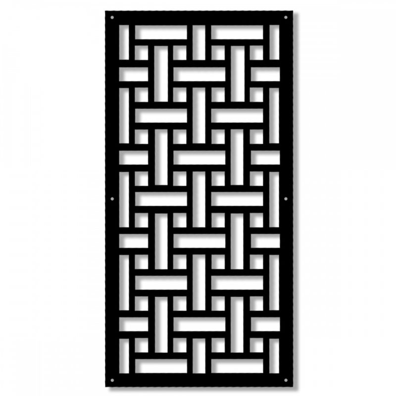 PLOT - Panel perforowany - Parasolka w kolorze czarnym o wymiarach 73x148 cm - grubość 10 mm