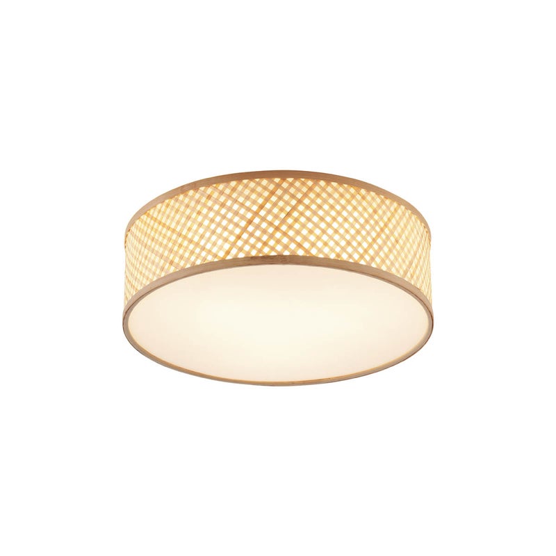 Orientalna bambusowa lampa sufitowa naturalna 40cm - Tremmo