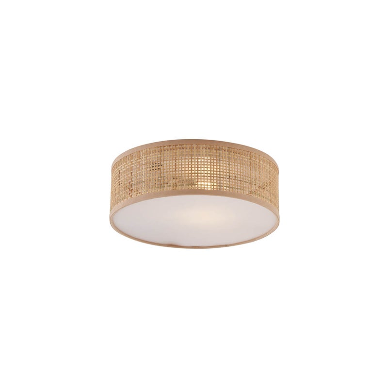 Orientalna lampa sufitowa z rattanu 30 cm - Trammy