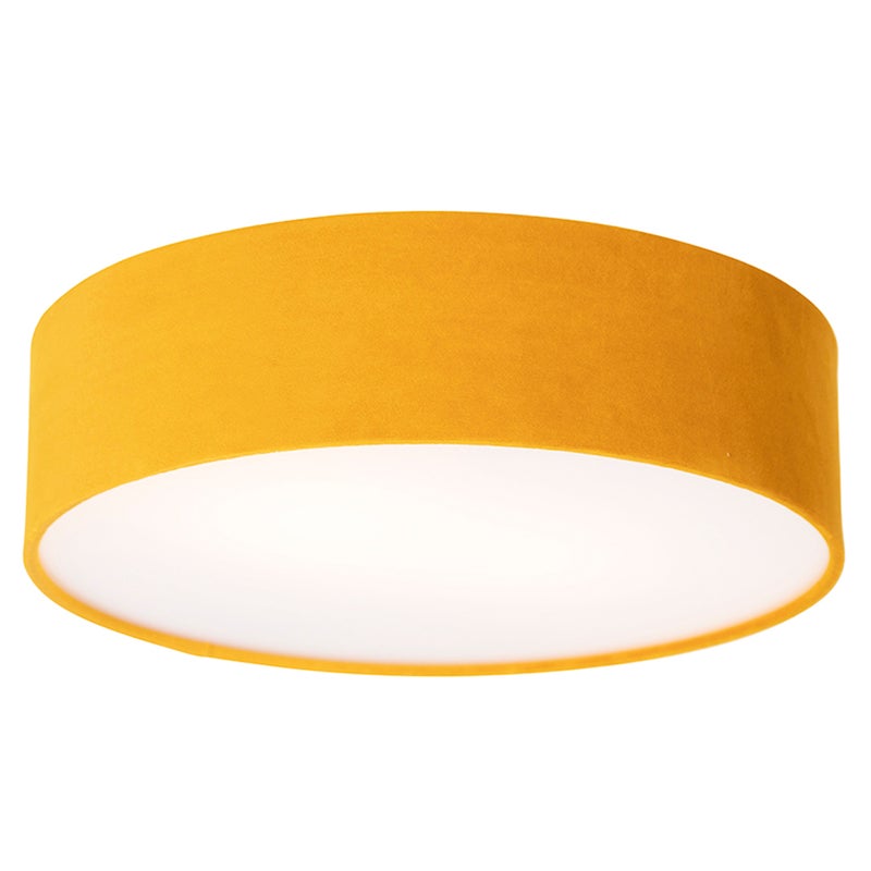 Inteligentna lampa sufitowa ochra 40 cm z 2 Wifi A60 - Drum