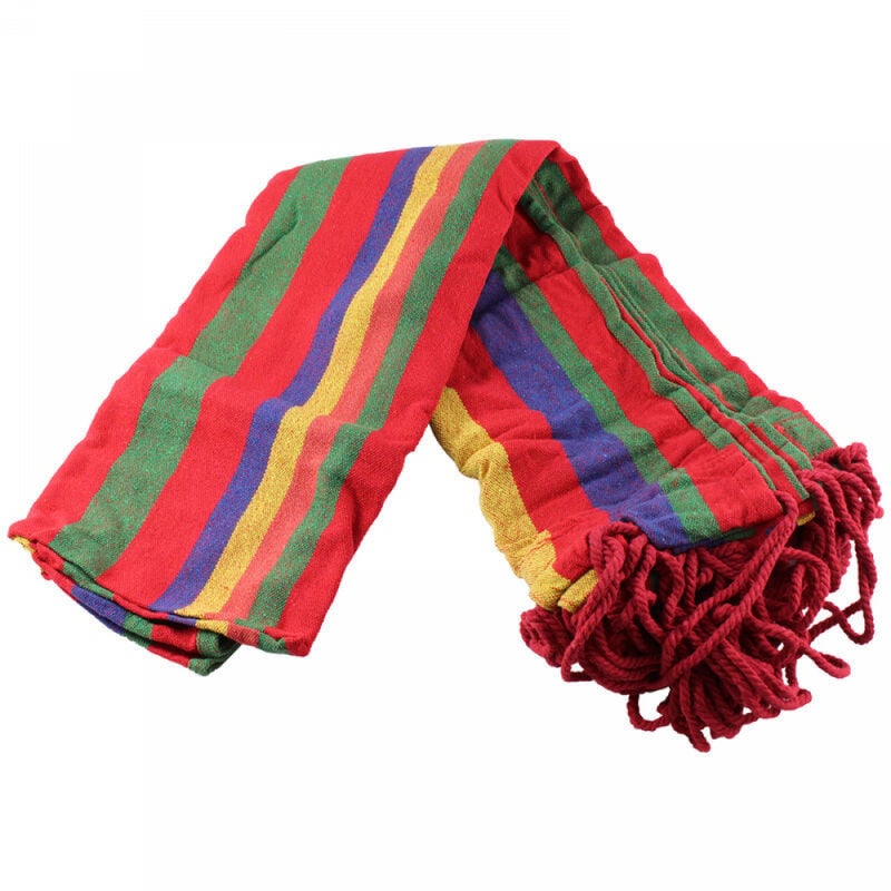 Zestaw 1 hamaka 80X190 CM, hamak płócienny, hamak zewnętrzny z grubego płótna