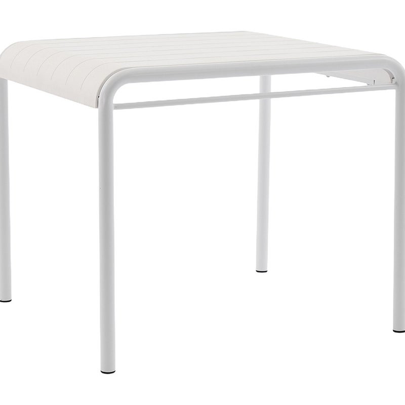 Stół ogrodowy dł. 90 cm z polipropylenu - Biały - MOAH od MYLIA