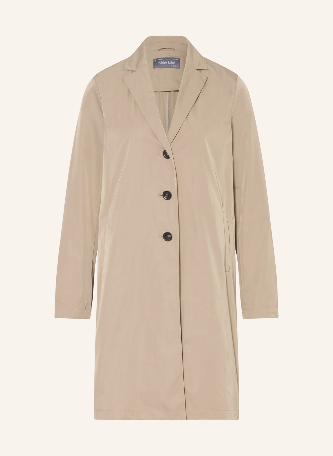 White Label Płaszcz beige