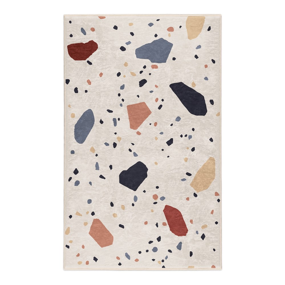 Kremowy dywan odpowiedni do prania 60x100 cm Cracked Terrazzo – Mila Home