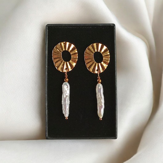 Długie perły : kolczyki : wyjątkowy prezent PREMIUM : IV