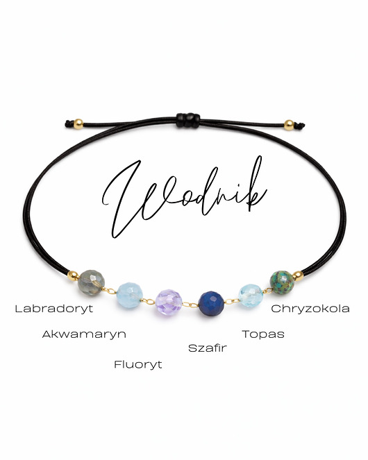 ZODIAK, Bransoletka Glam, Wodnik