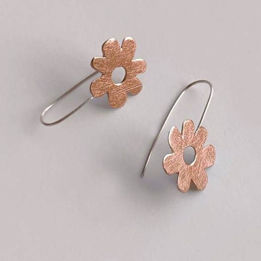 Kolczyki srebrne KWIAT