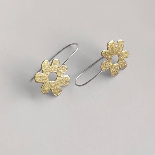 Kolczyki srebrne KWIAT