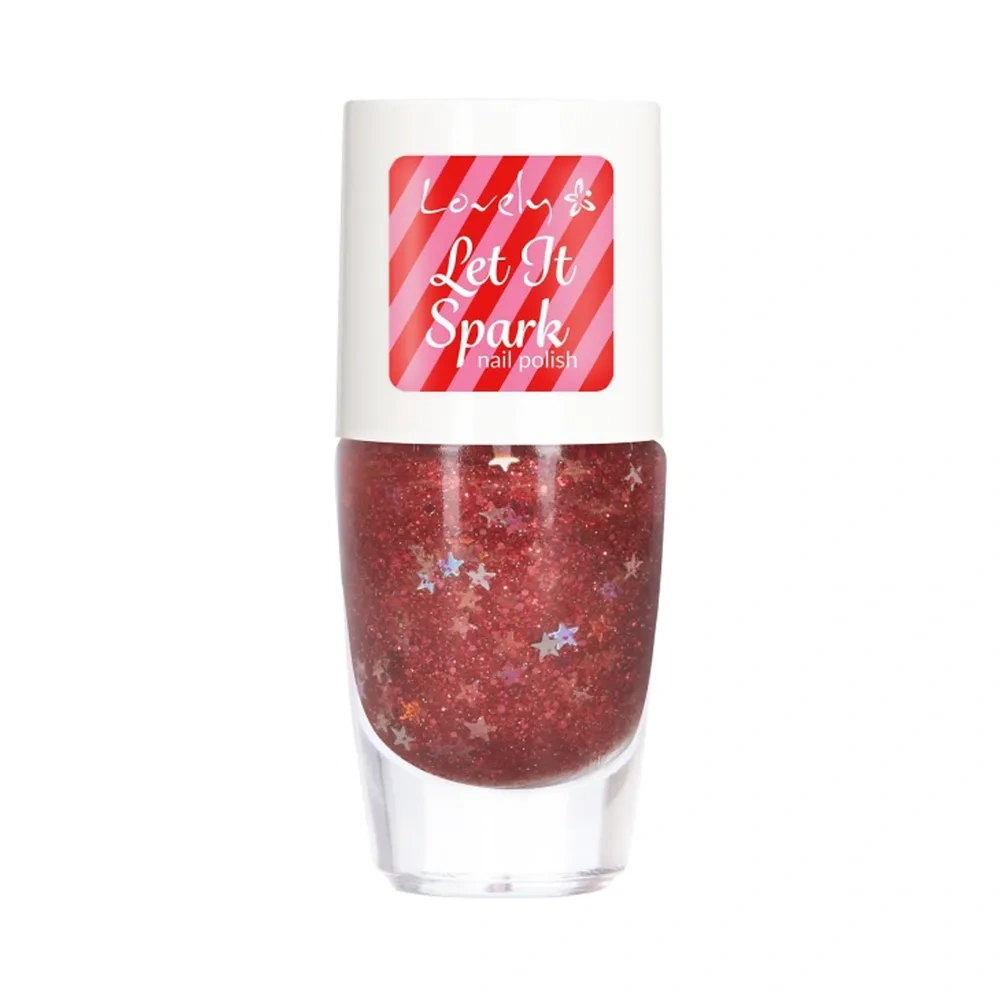 Lovely Let It Spark brokatowy lakier do paznokci 2 8 ml