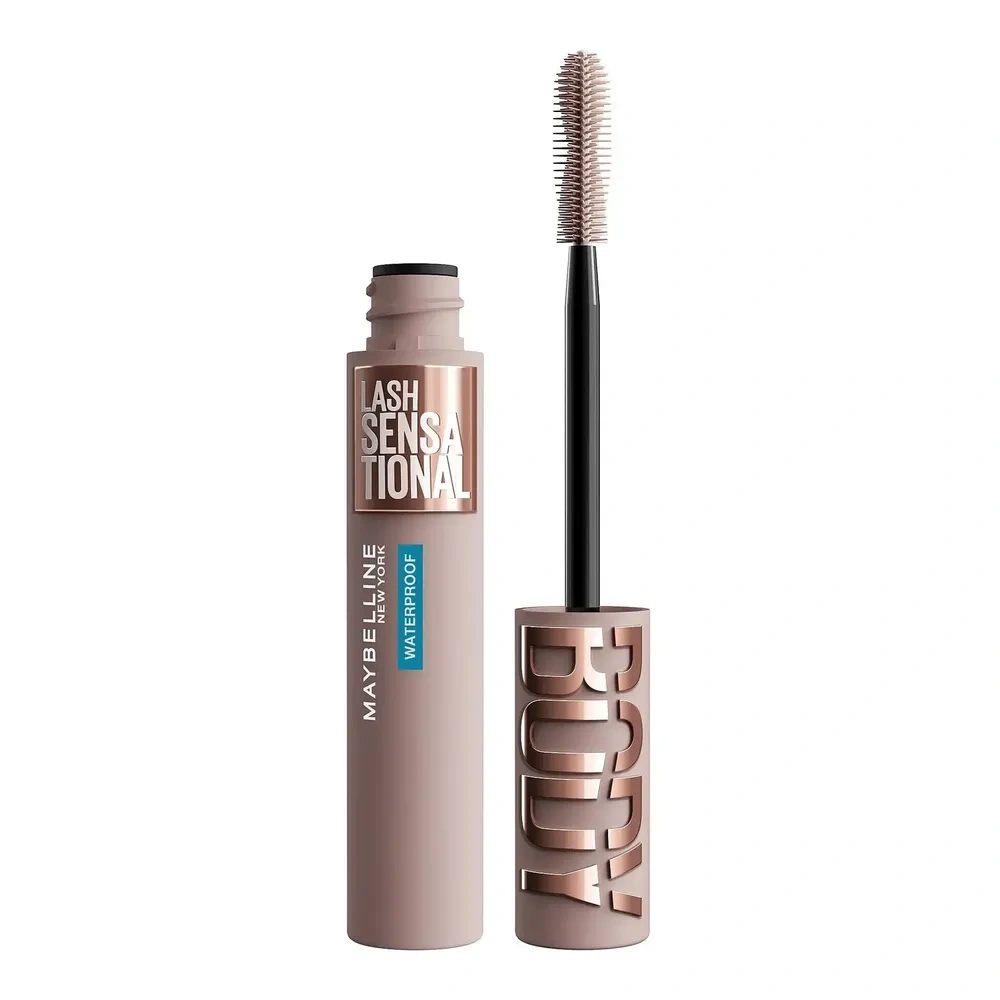 Maybelline Lash Sensational Body wodoodporny tusz do rzęs dodający objętości Waterproof Black 9,75 ml