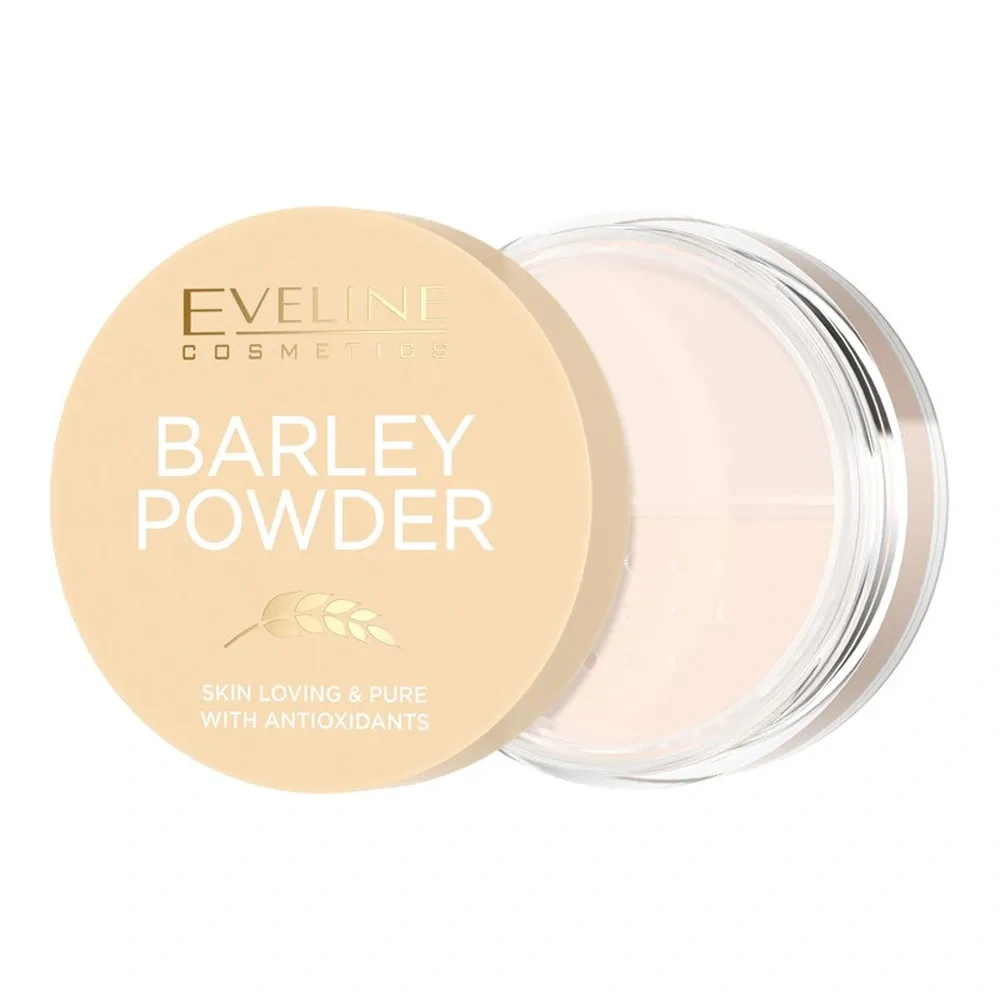 Eveline Cosmetics sypki puder do twarzy z mączką jęczmienną 8 g