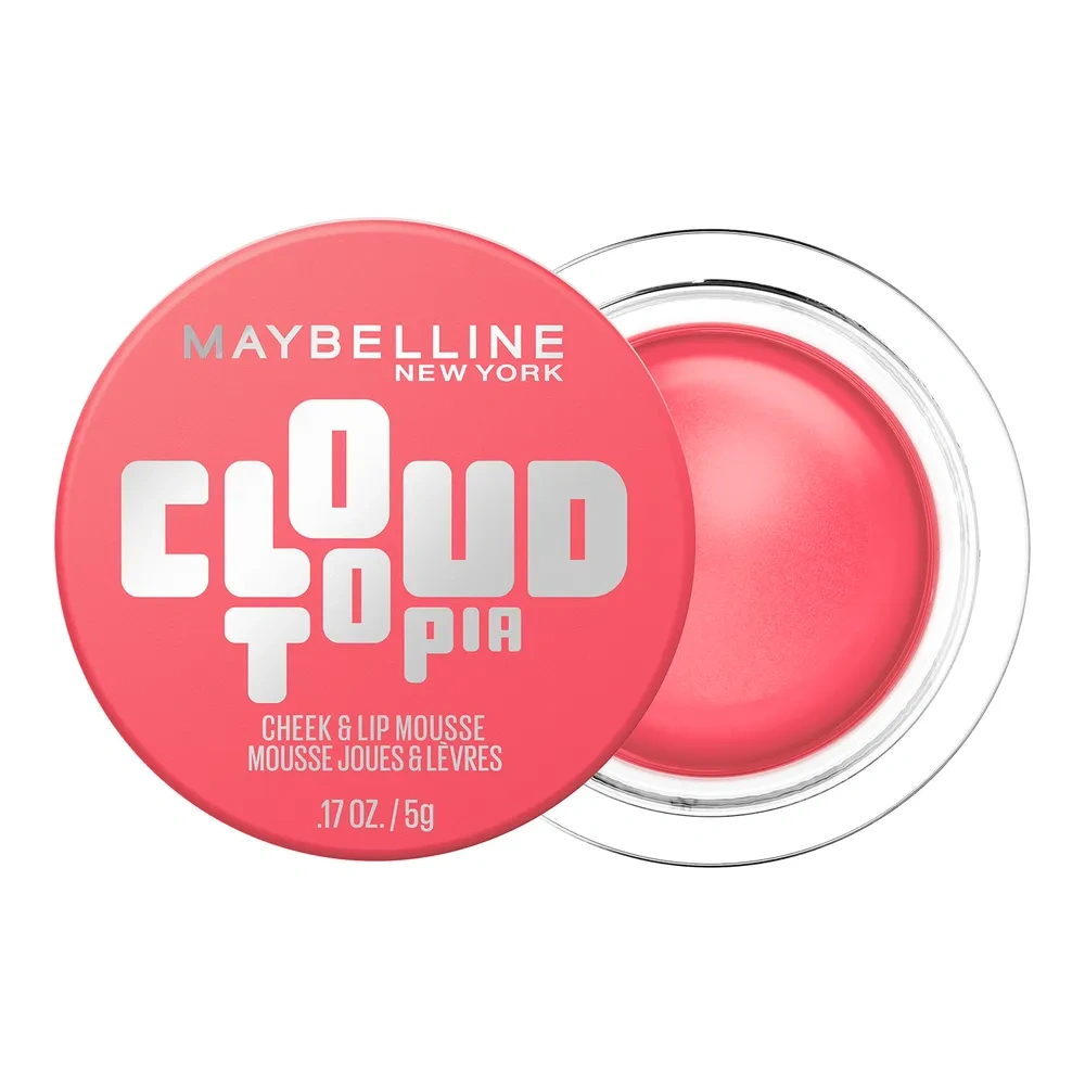 Maybelline Cloudtopia Cheek & Lip Mousse matowy róż 2w1 do policzków i ust 07 Moonlit Rose 5 g