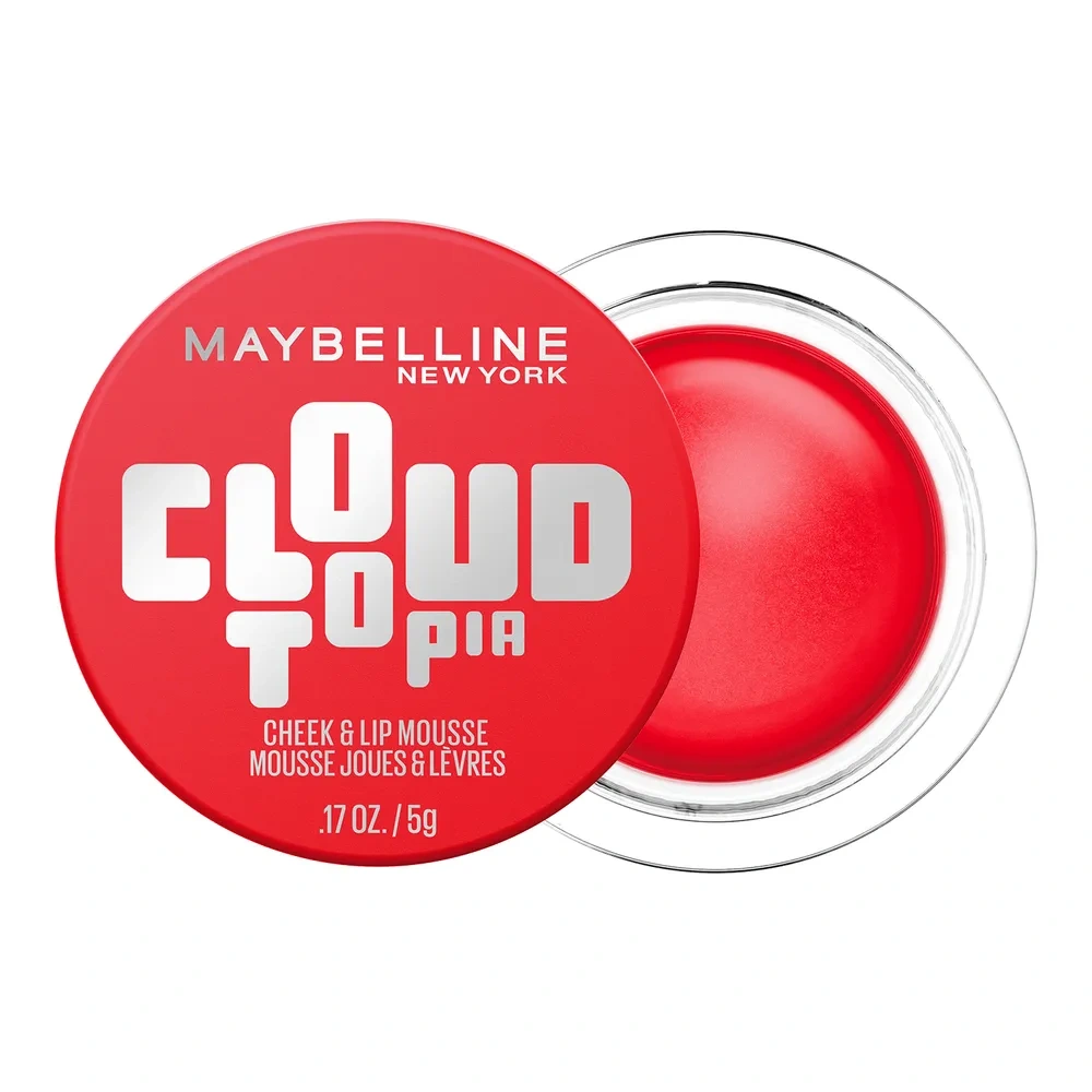 Maybelline Cloudtopia Cheek & Lip Mousse matowy róż 2w1 do policzków i ust 03 Divine Crimson 5 g