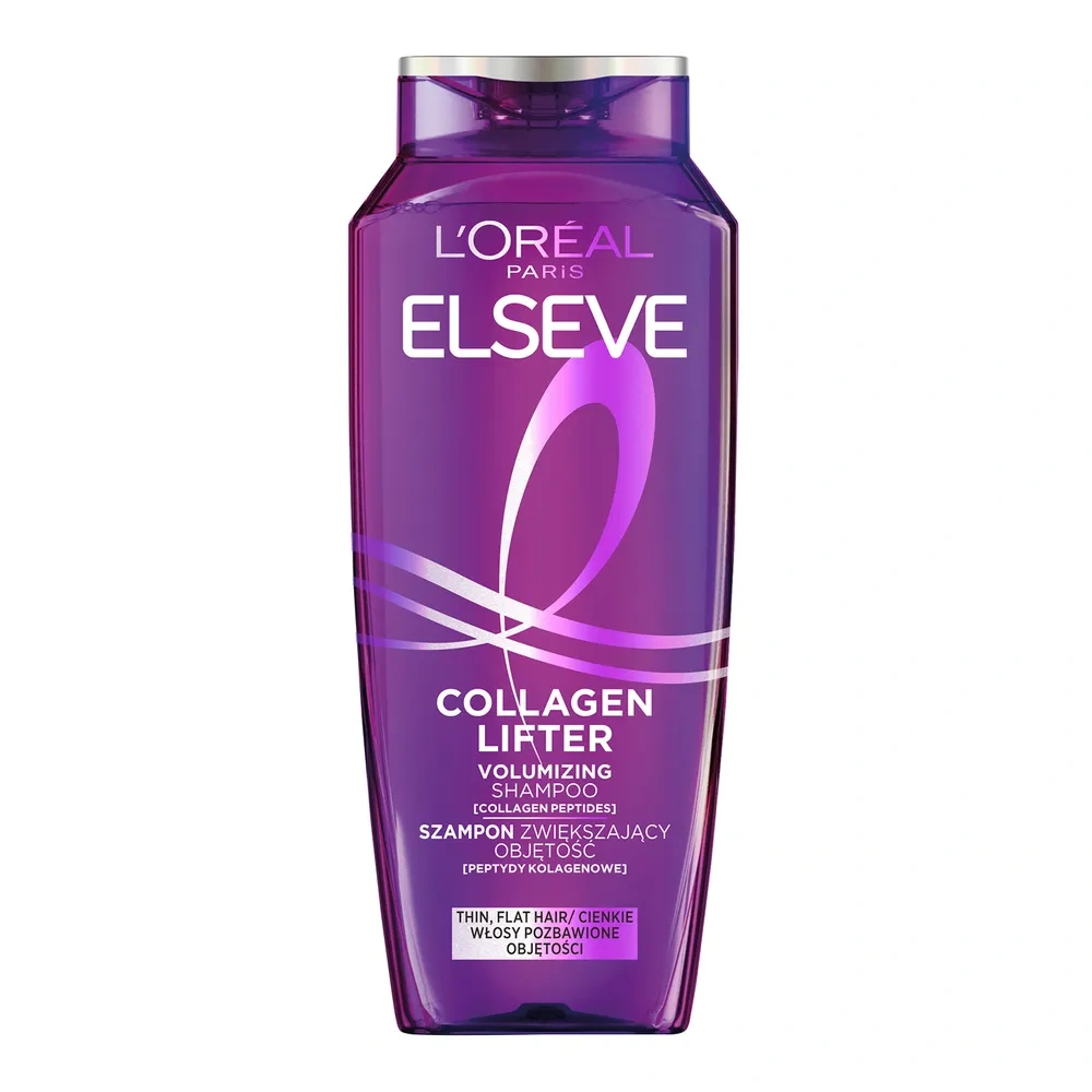 L'Oréal Paris Elseve Collagen Lifter szampon zwiększający objętość do włosów cienkich i pozbawionych objętości 250 ml