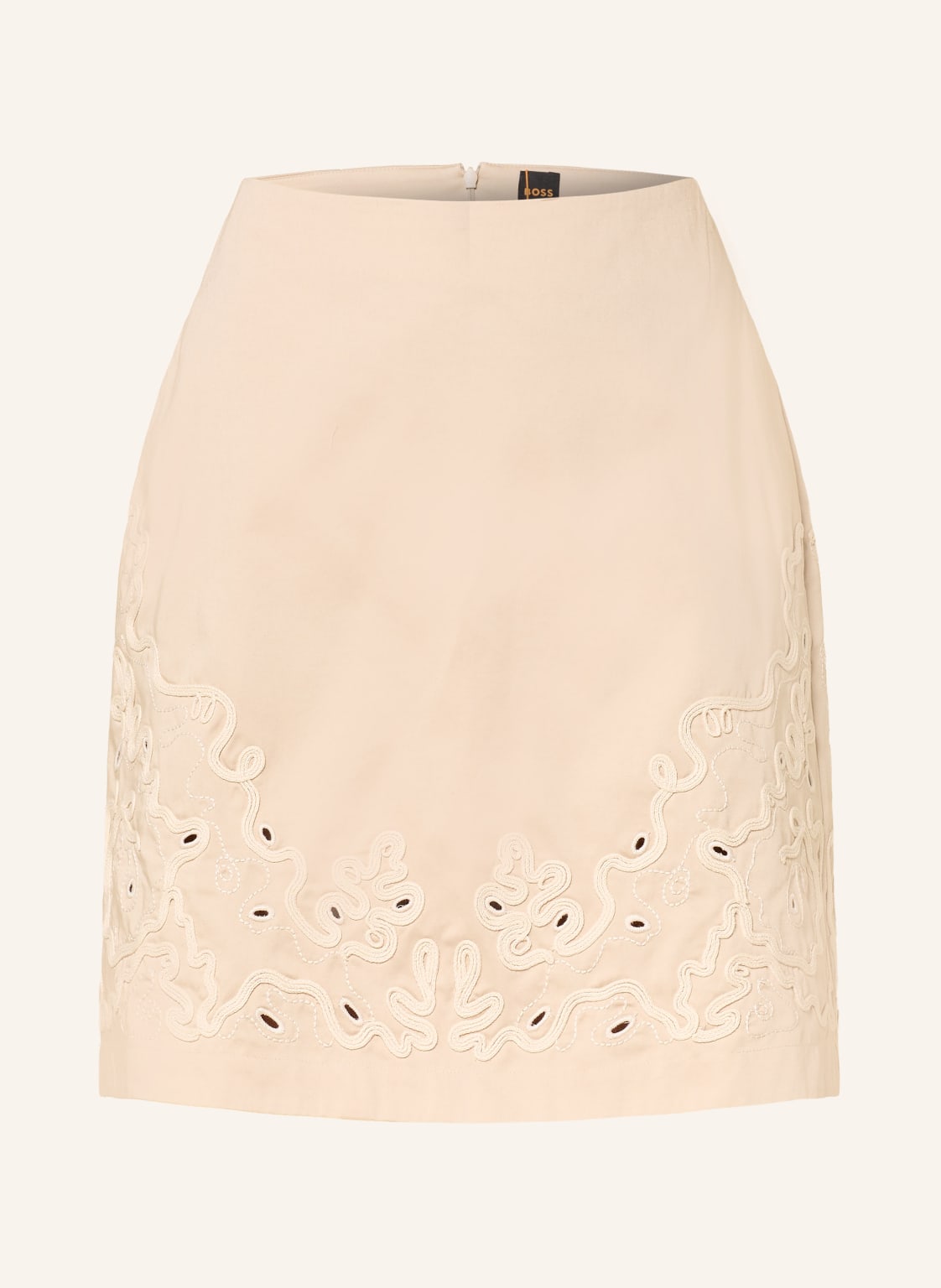 Boss Spódnica Valembroi Z Koronką beige