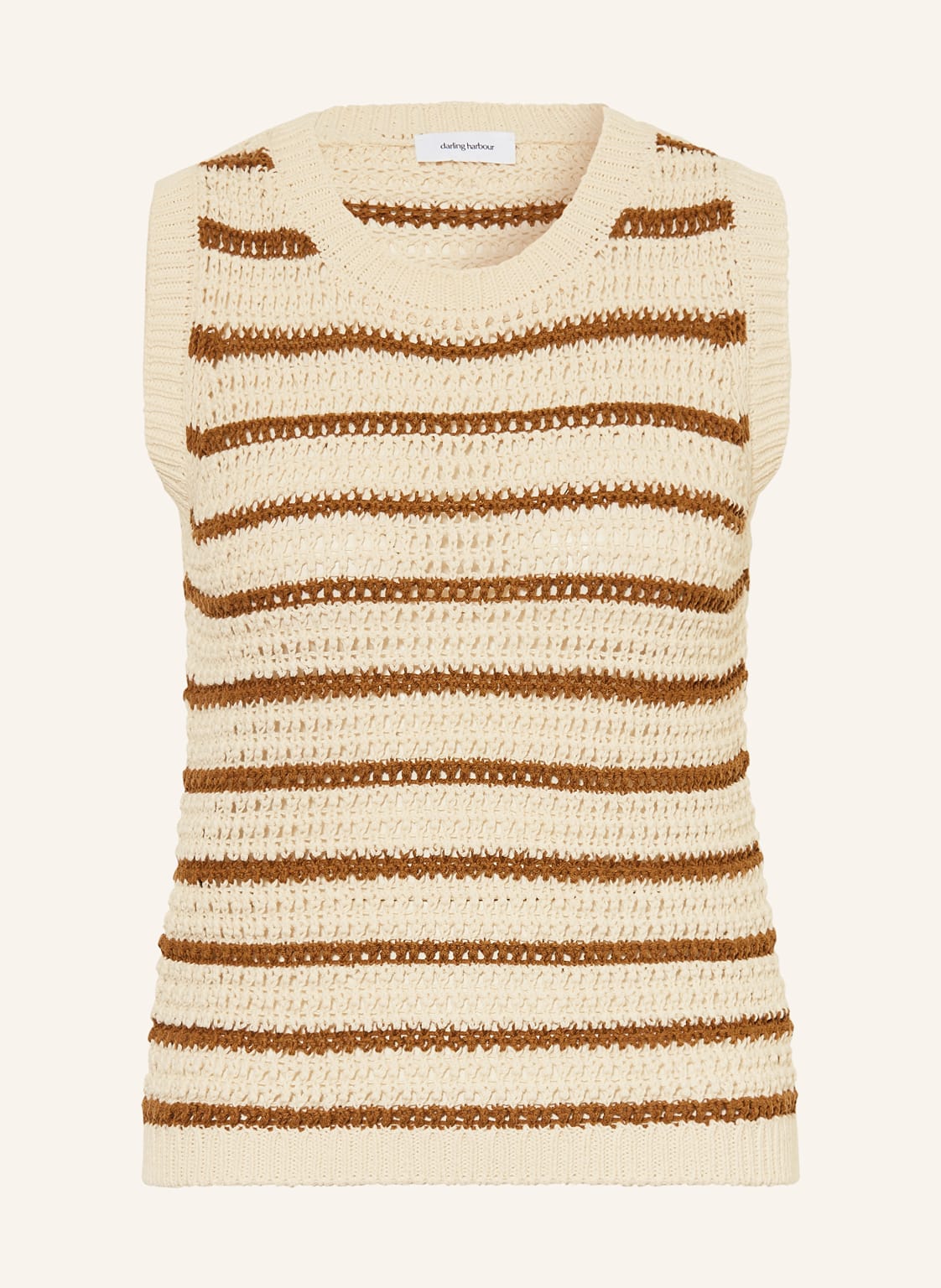 Darling Harbour Dzianinowy Top weiss