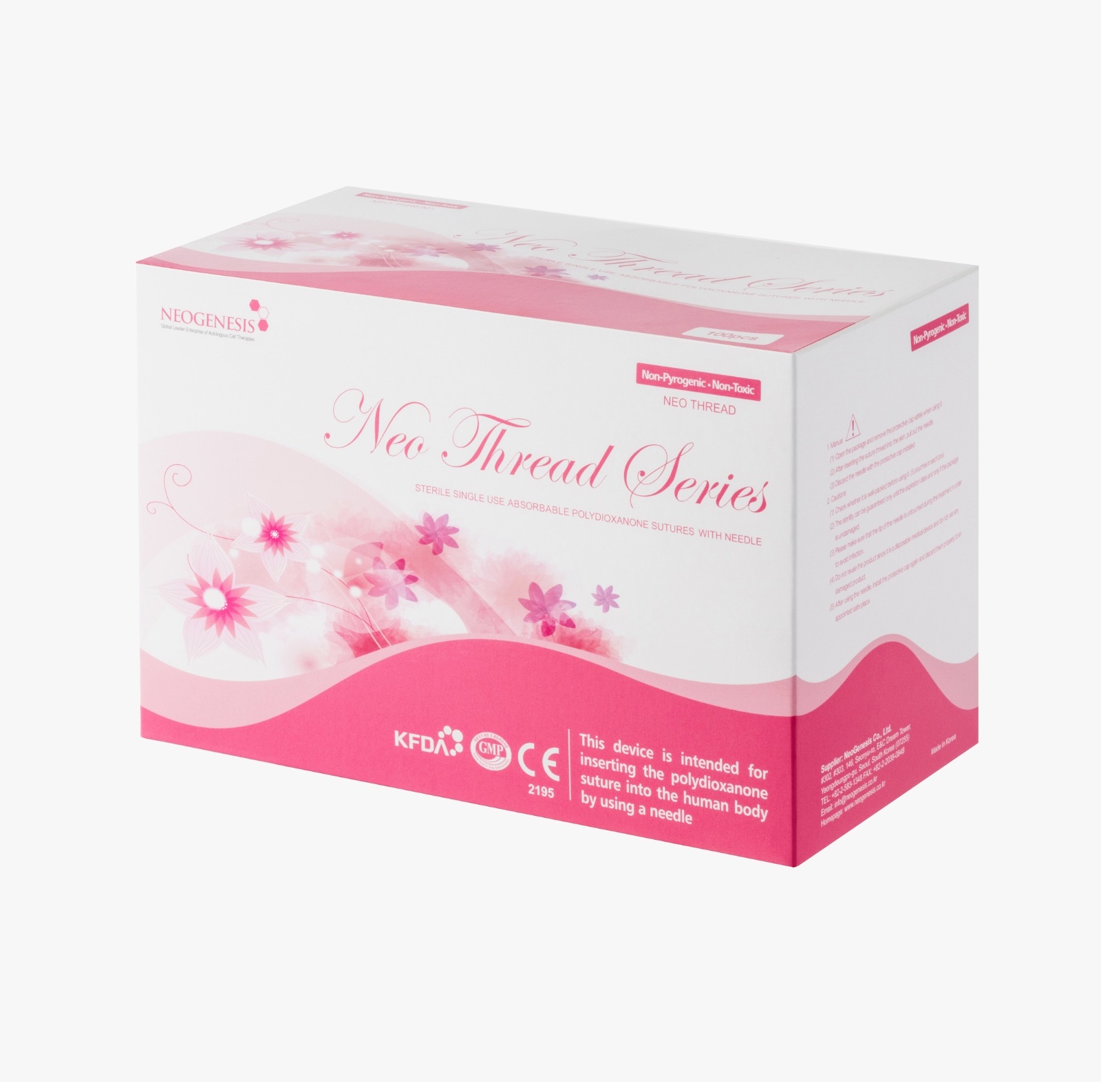 Nici PDO NeoGenesis Tornado Screw Thread 26G,38mm,50mm 20szt TS2638